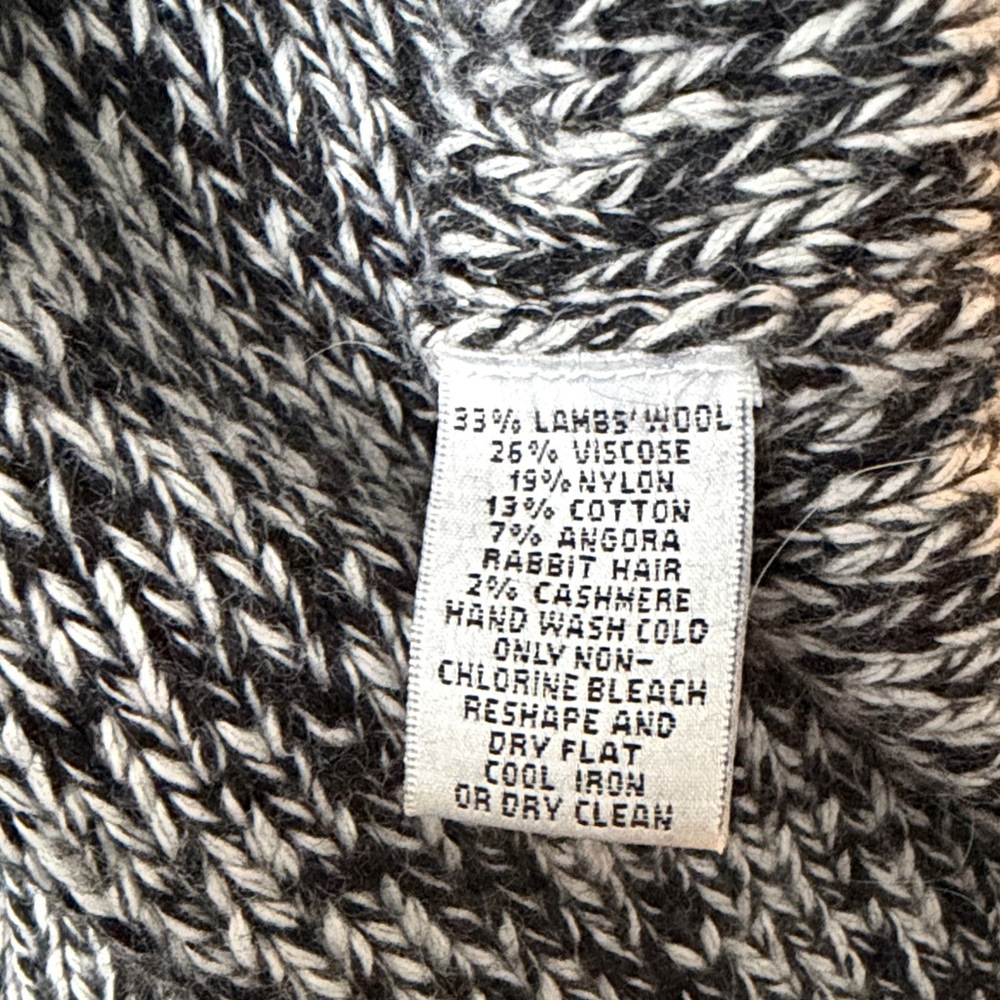 Talbots Women's Button Down Lambs Wool Marled Car… - image 10